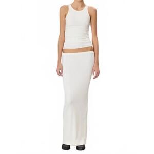 NEW ETERNE emma maxi skirt in cream